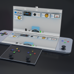 White Body Black Joysitck